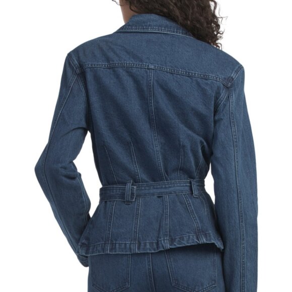 NEW  HOUSE OF HARLOW 1960 Rev Jacket And Jeans Collection Rev Denim Jacket 1125 - Picture 2 of 8